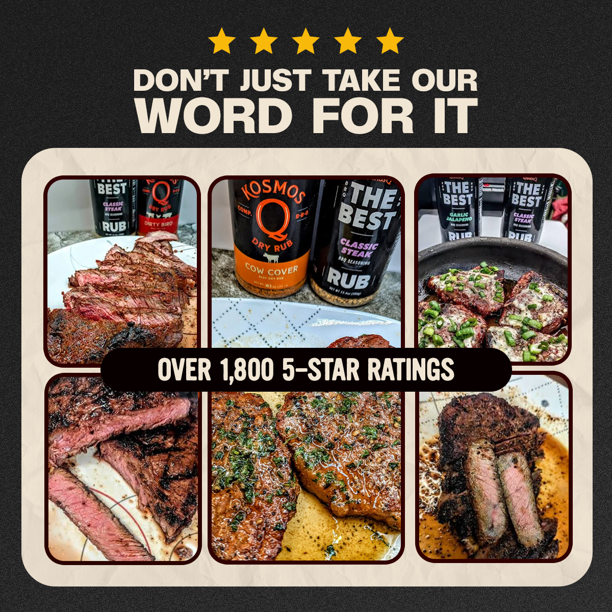 Kosmo's Q Barbecue Rubs The Best Classic Steak Rub