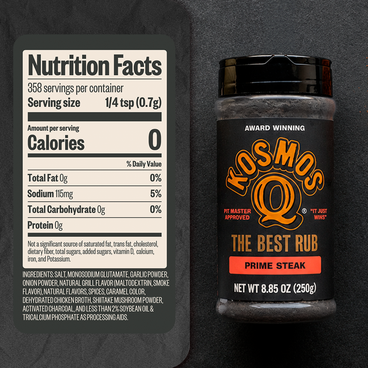 Kosmo's Q Barbecue Rubs The Best Prime Steak Rub