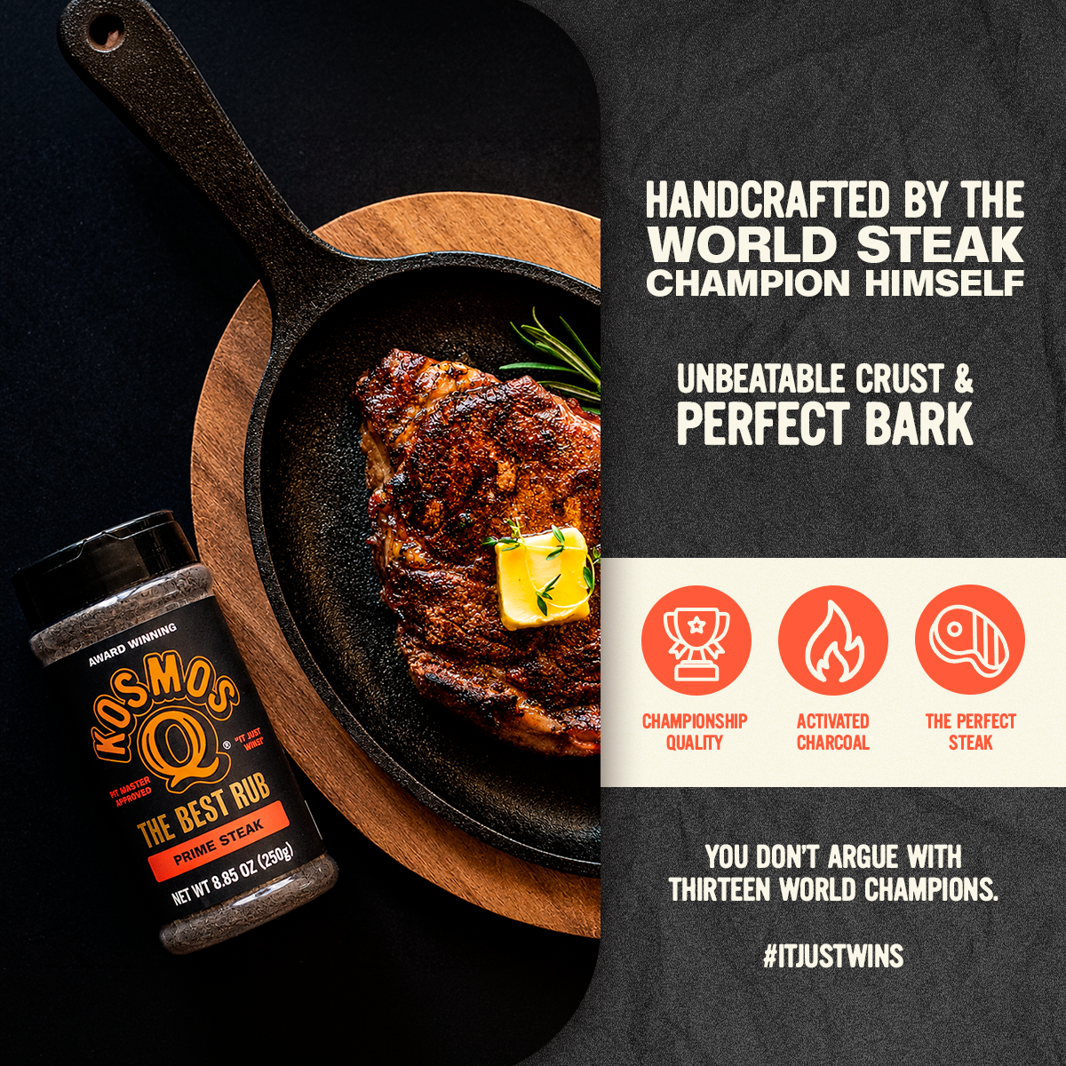 Kosmo's Q Barbecue Rubs The Best Prime Steak Rub