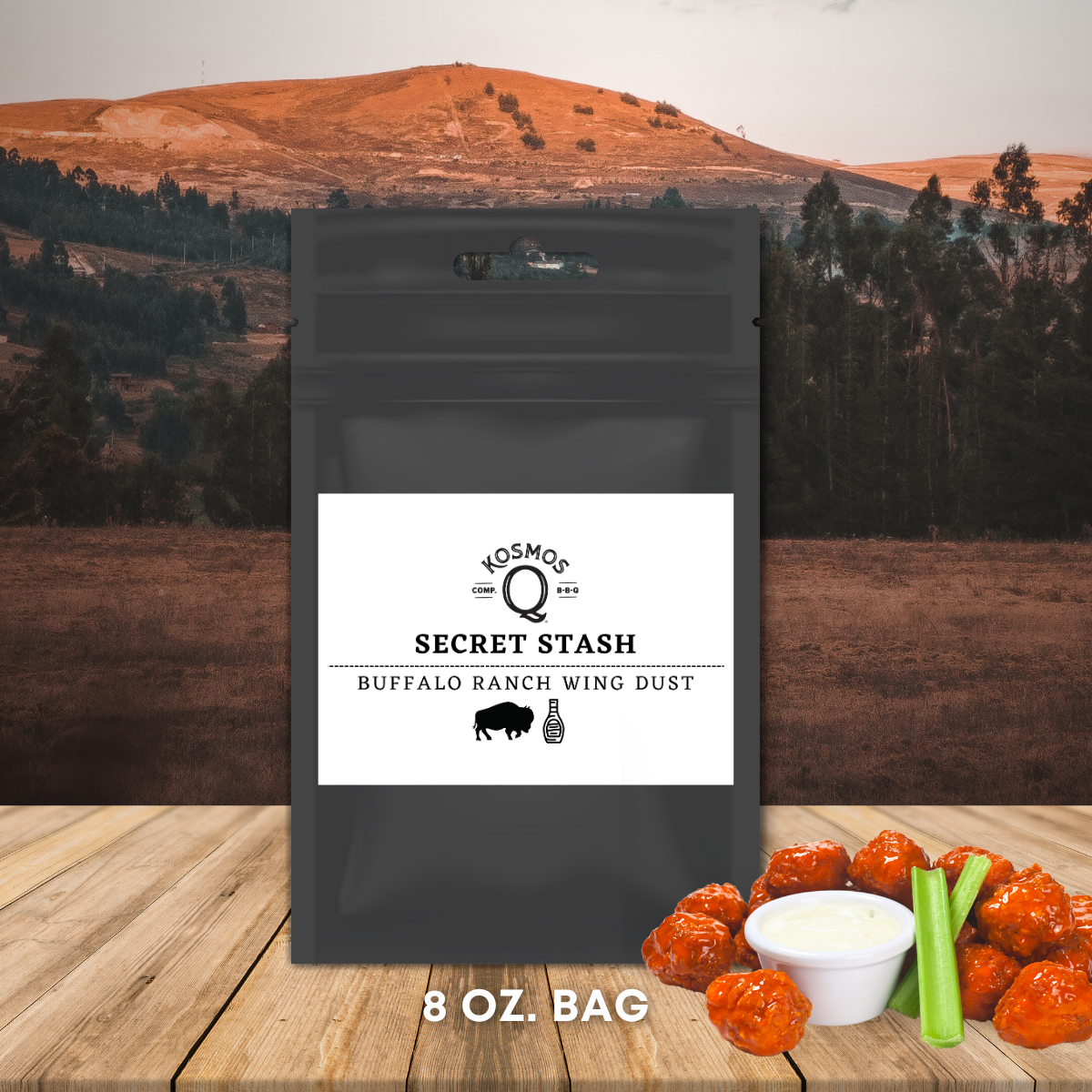 Kosmo's Q Barbecue Rubs The Kosmos Q Lab Secret Stash: Buffalo Ranch Wing Dust