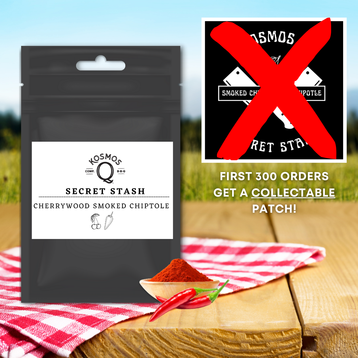 Kosmo's Q Barbecue Rubs The Kosmos Q Lab Secret Stash: Cherrywood Smoked Chipotle Rub