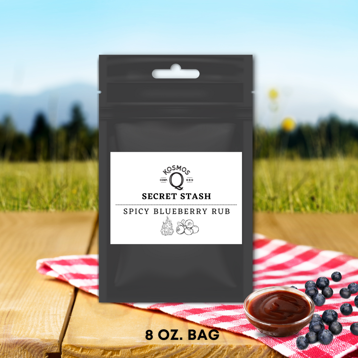 Kosmo's Q Barbecue Rubs The Kosmos Q Lab Secret Stash: Spicy Blueberry Rub
