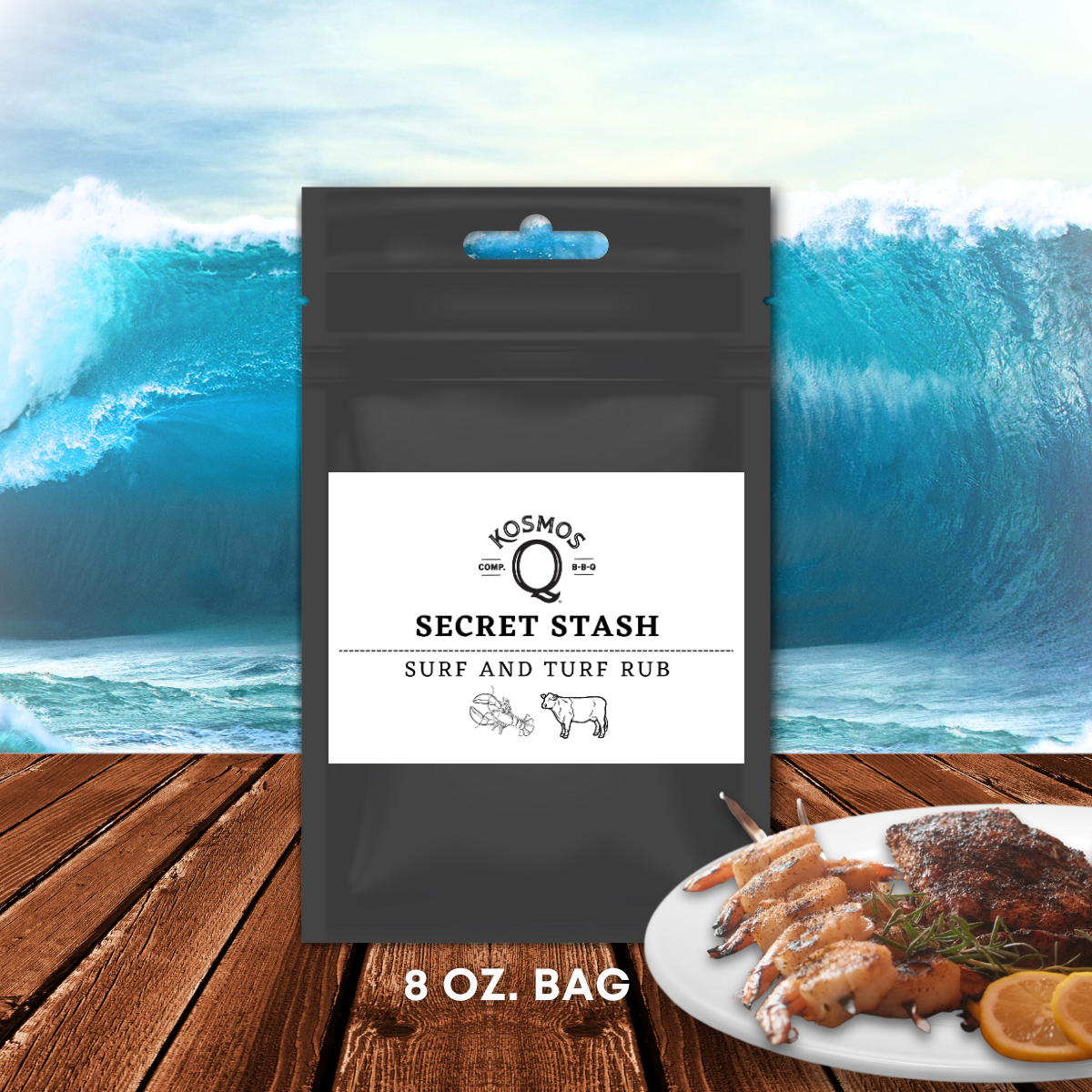 Kosmo's Q Barbecue Rubs The Kosmos Q Lab Secret Stash: Surf &amp; Turf Rub