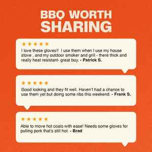 Kosmo's Q BBQ Accessories Heat-Resistant Grill Gloves