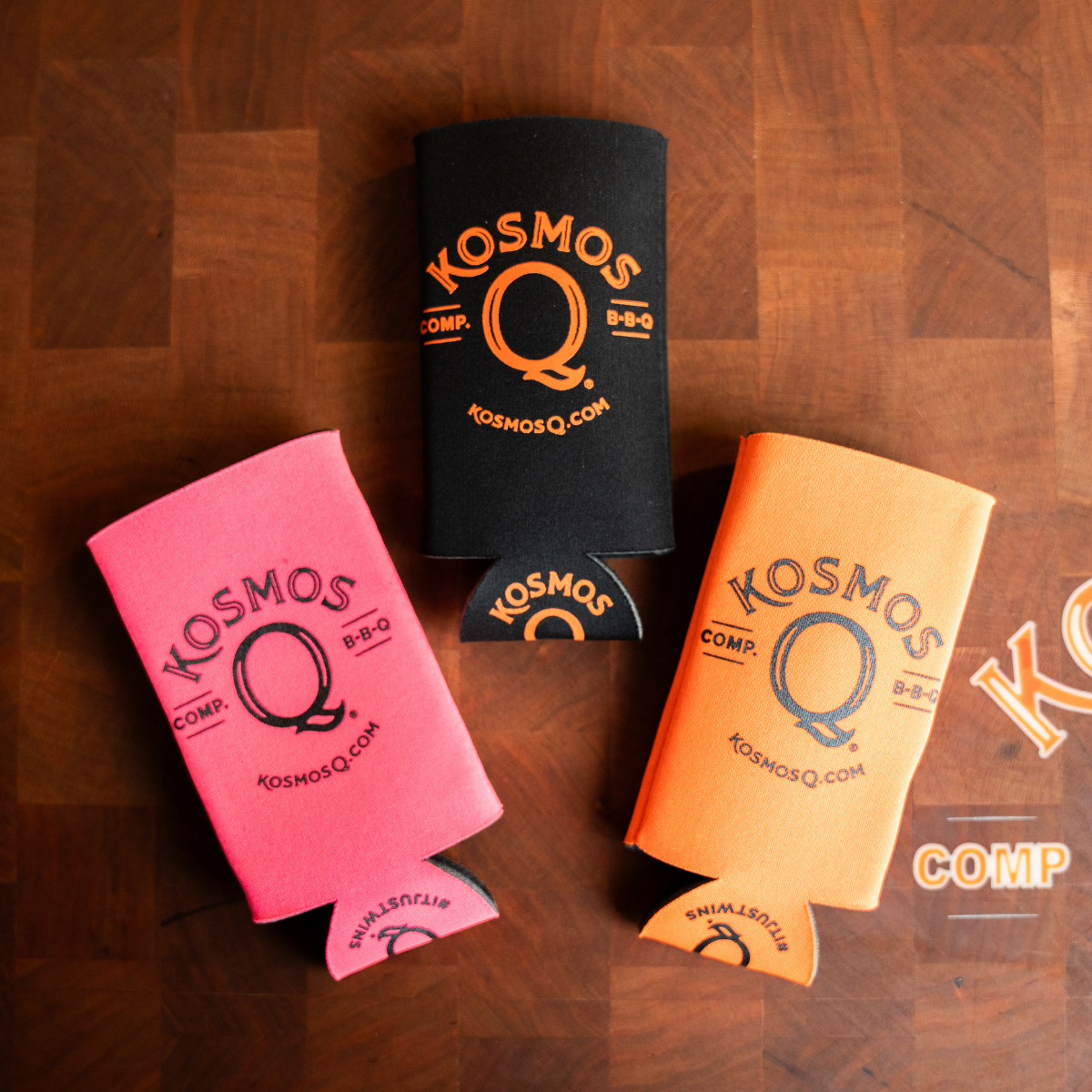 Kosmo&#39;s Q BBQ Accessories Kosmos Q Slim Koozie Bundle