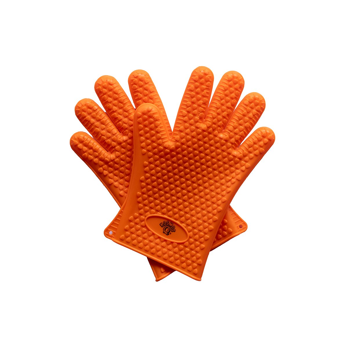 Orange Heat-Resistant Gloves | High-Quality Silicone