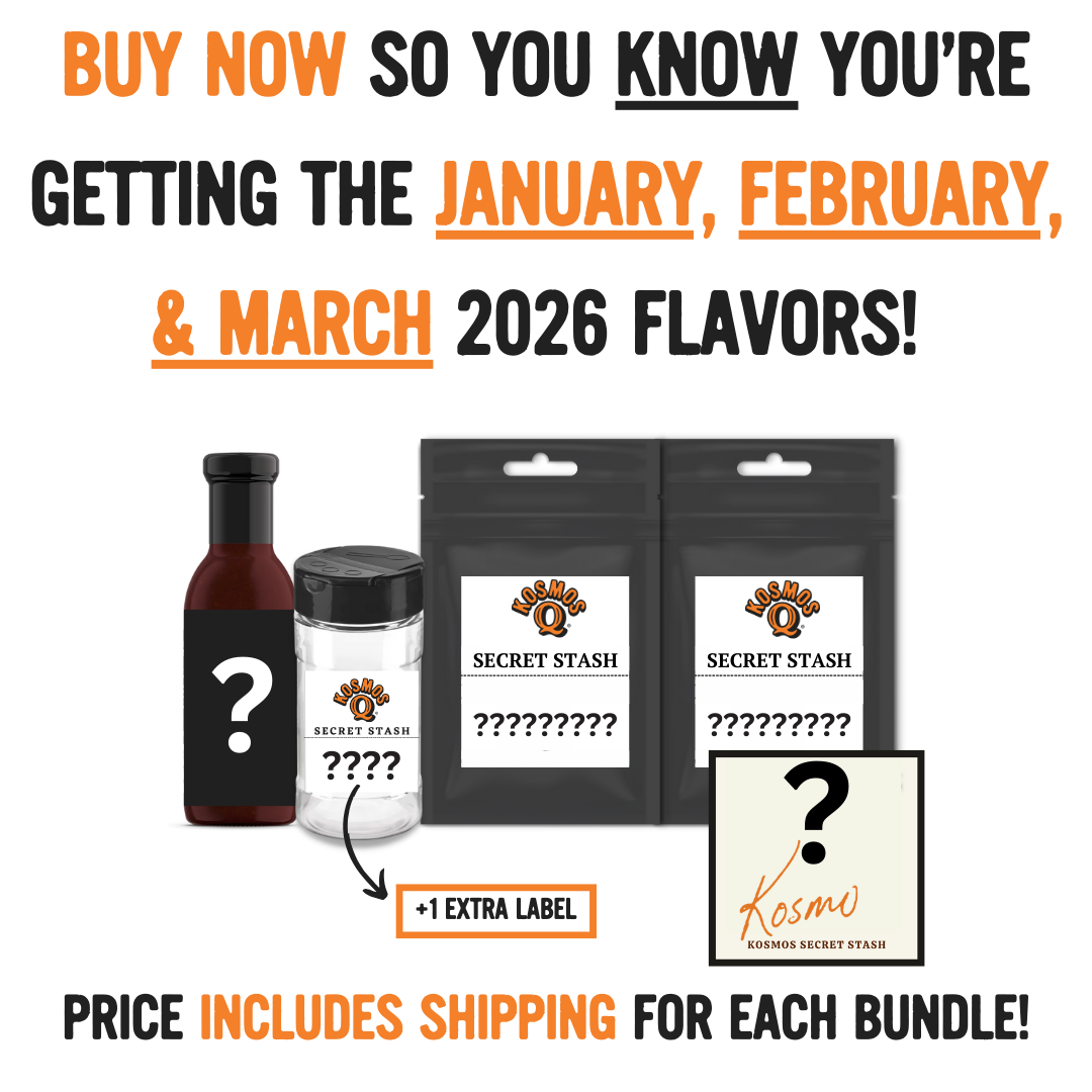 Kosmo's Q BBQ Accessories Secure Your Stash Bundle - JANUARY, FEBRUARY, &amp; MARCH 2026