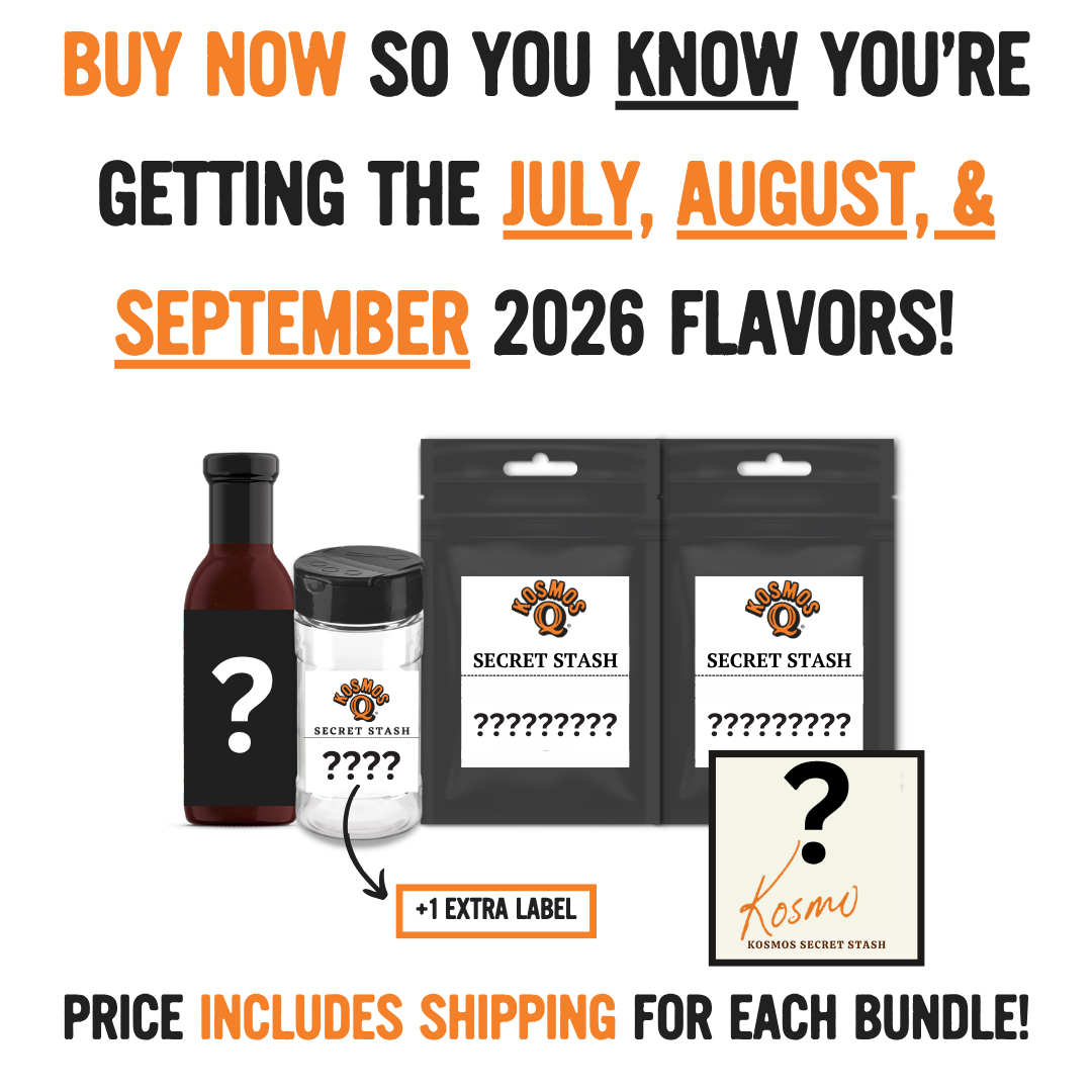 Kosmo's Q BBQ Accessories Secure Your Stash Bundle - JULY, AUGUST, &amp; SEPTEMBER 2026