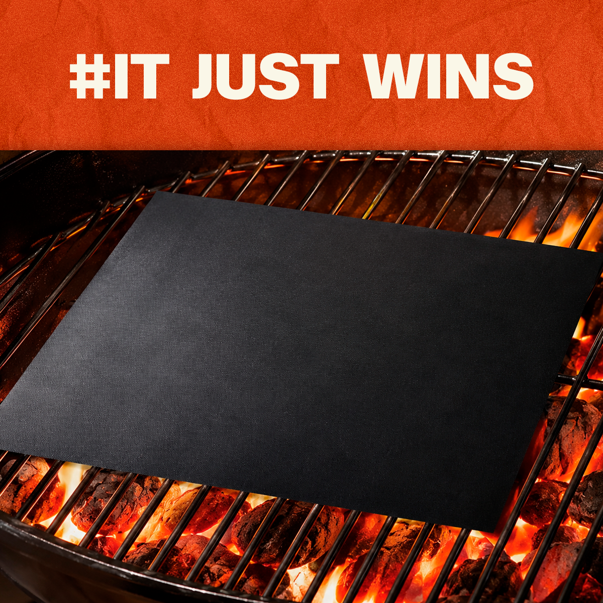 Kosmo's Q BBQ Accessories Solid Grill Mat