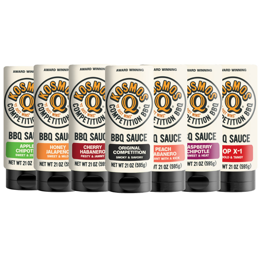Kosmo's Q BBQ Gift Baskets BBQ Sauce Bundle - 7 Pack