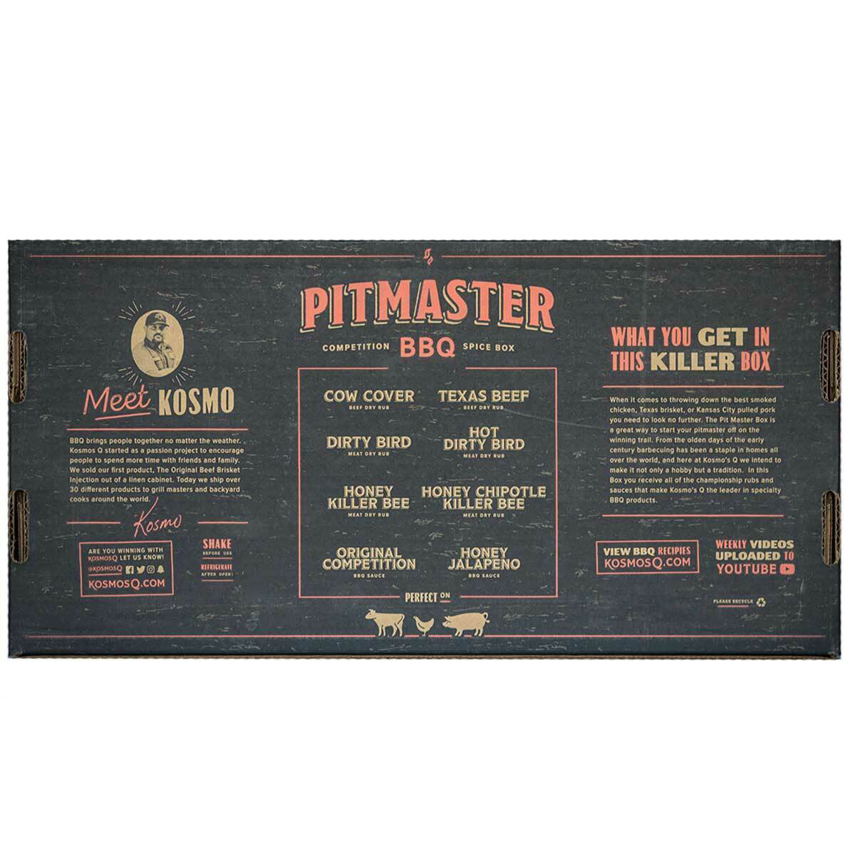 Kosmo&#39;s Q BBQ Gift Baskets The Pit Master Gift Basket