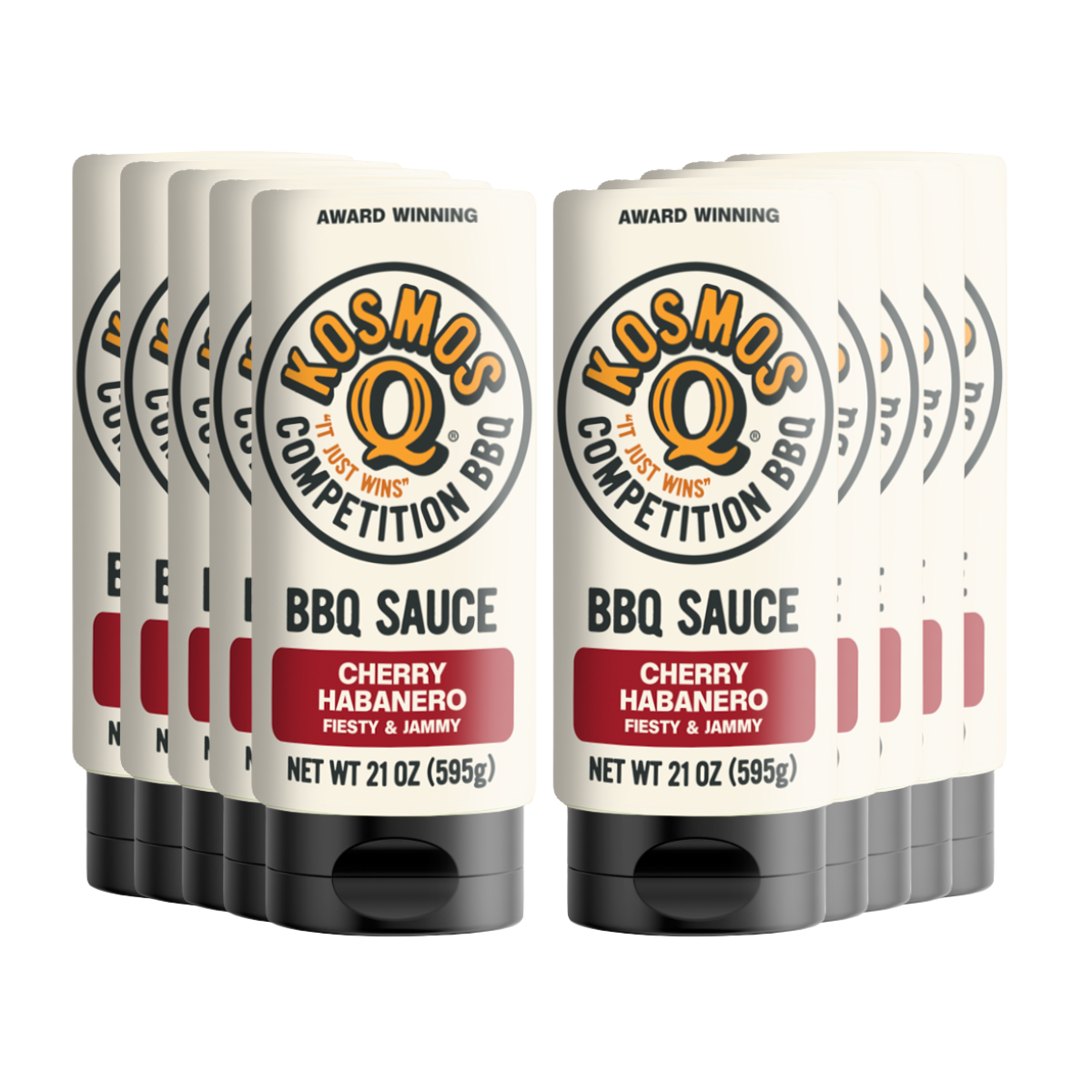 Kosmo's Q BBQ Sauce 10 Pack Cherry Habanero BBQ Sauce