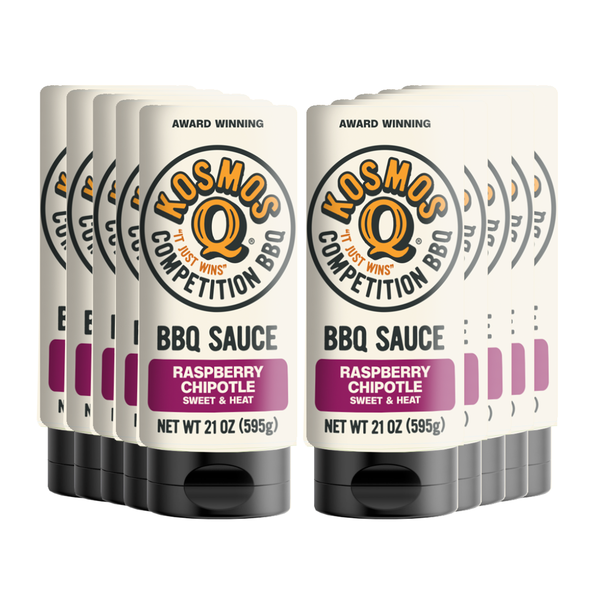 Kosmo's Q BBQ Sauce 10 Pack Raspberry Chipotle BBQ Sauce