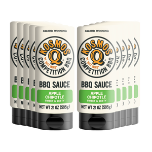 Kosmo's Q BBQ Sauce 10 Pack Sweet Apple Chipotle BBQ Sauce