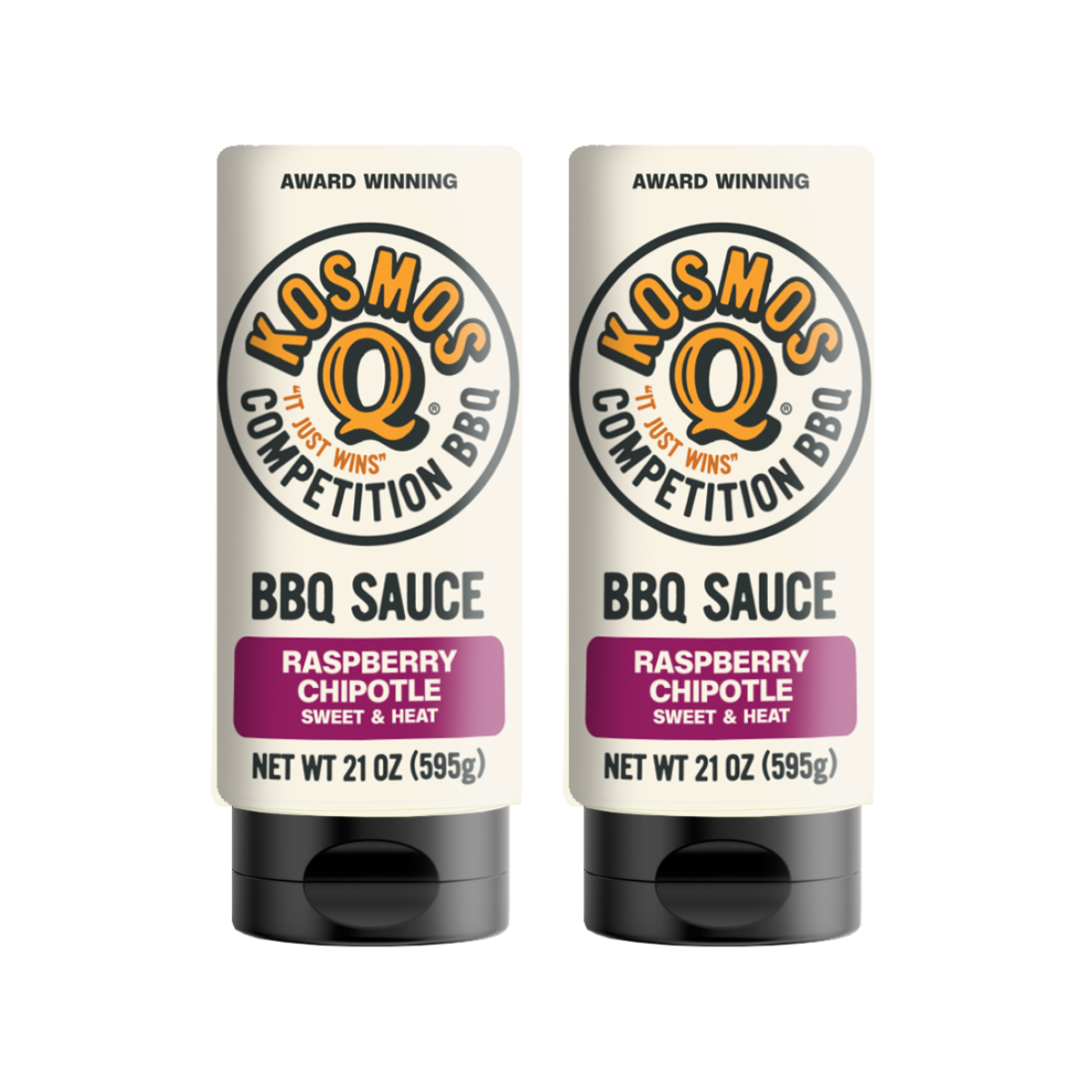 Kosmo's Q BBQ Sauce 2 Pack Raspberry Chipotle BBQ Sauce