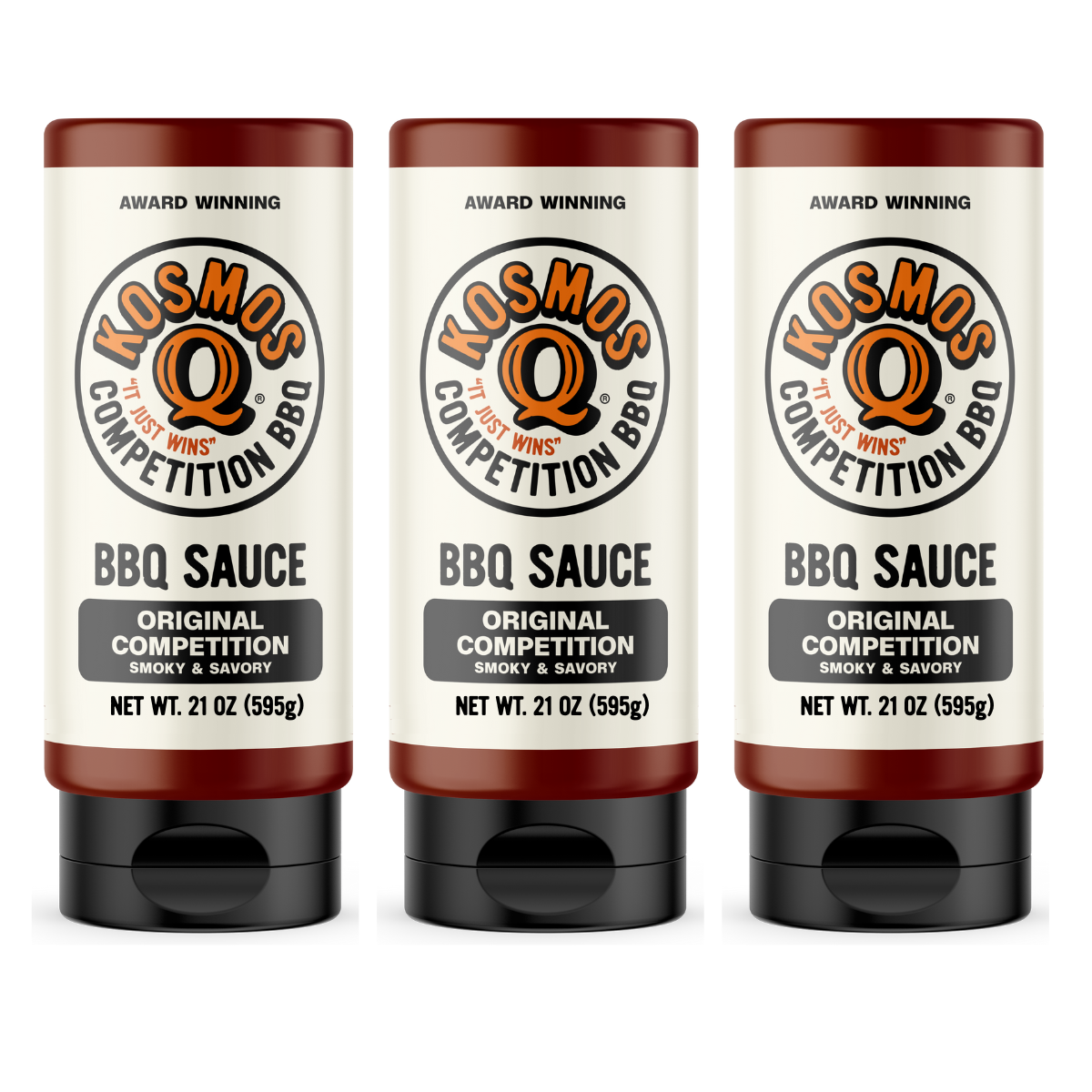 Kosmo's Q BBQ Sauce 3 Pack Kosmos Q Competition BBQ Sauce