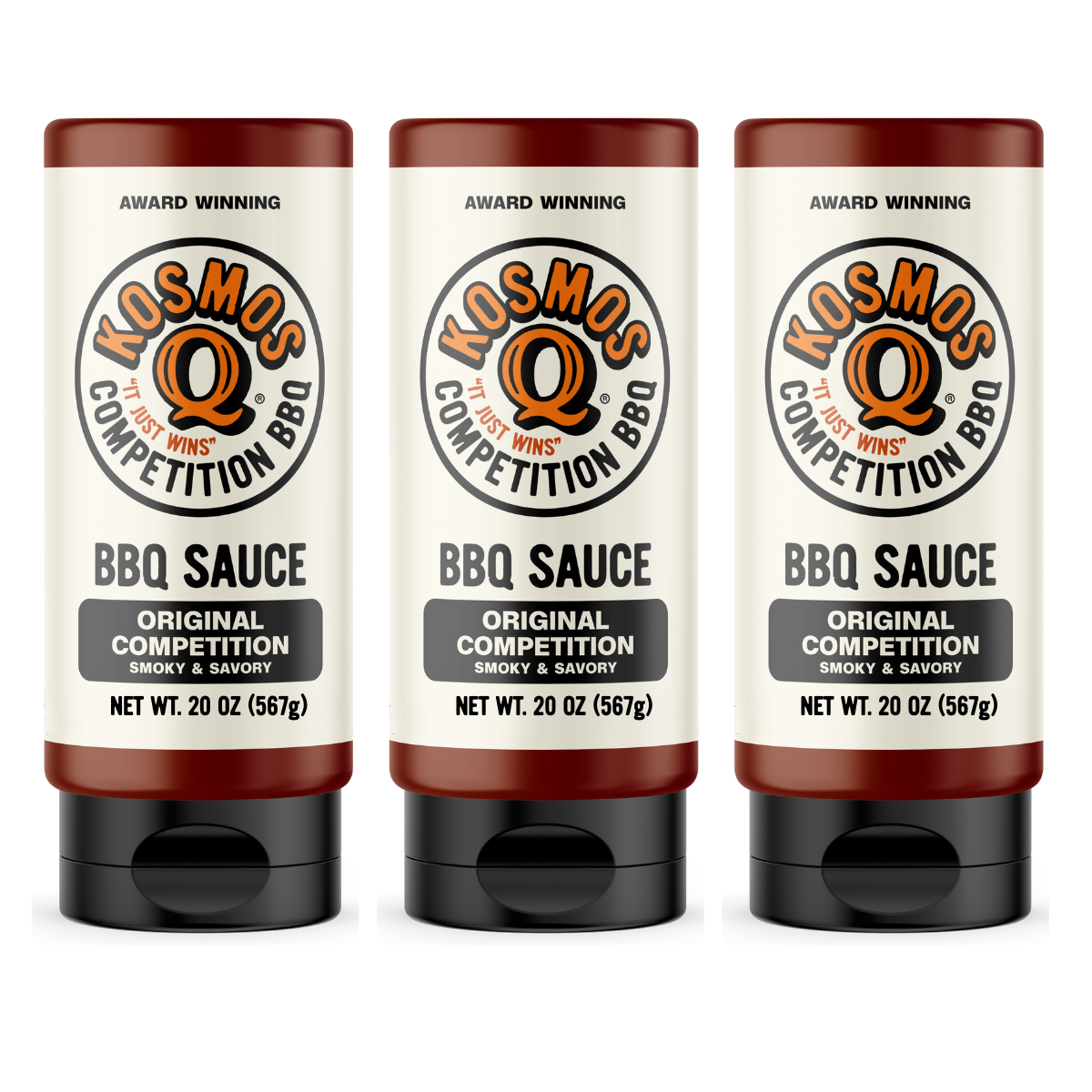 Kosmo's Q BBQ Sauce 3 Pack Kosmos Q Competition BBQ Sauce