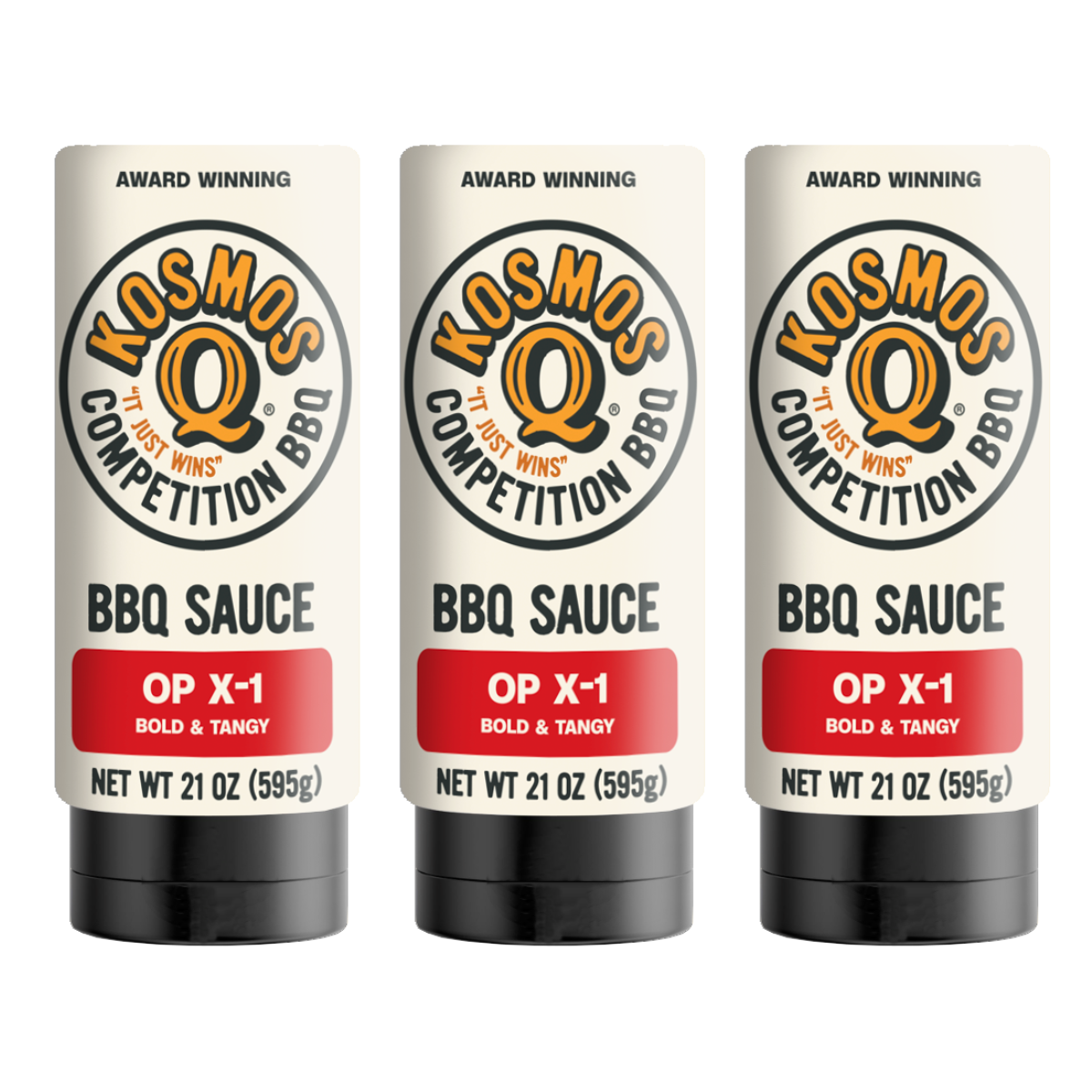 Kosmo's Q BBQ Sauce 3 Pack OP X-1 BBQ Sauce