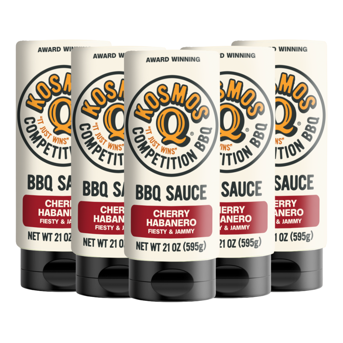 Kosmo's Q BBQ Sauce 5 Pack Cherry Habanero BBQ Sauce