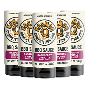 Kosmo's Q BBQ Sauce 10 Pack Raspberry Chipotle BBQ Sauce
