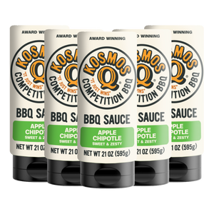 Kosmo's Q BBQ Sauce 10 Pack Sweet Apple Chipotle BBQ Sauce