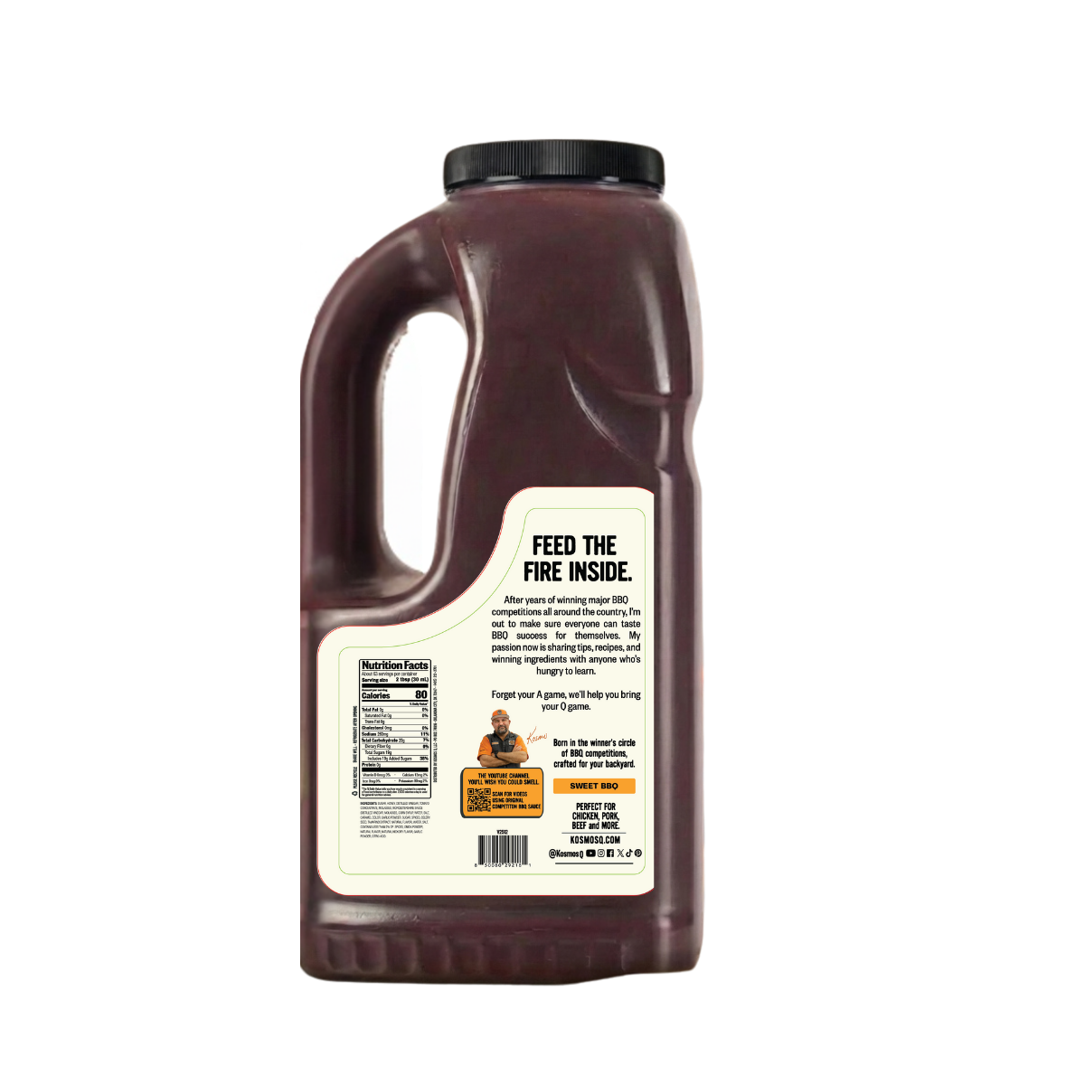Kosmo's Q BBQ Sauce Half Gallon Competition BBQ Sauce