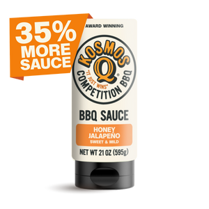 Kosmo's Q BBQ Sauce 10 Pack Honey Jalapeno BBQ Sauce