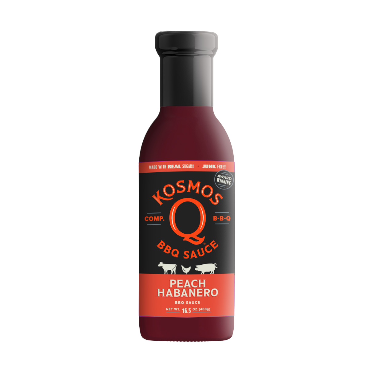 Kosmo&#39;s Q BBQ Sauce Peach Habanero BBQ Sauce