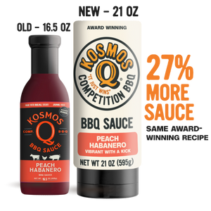 Kosmo's Q BBQ Sauce Peach Habanero BBQ Sauce