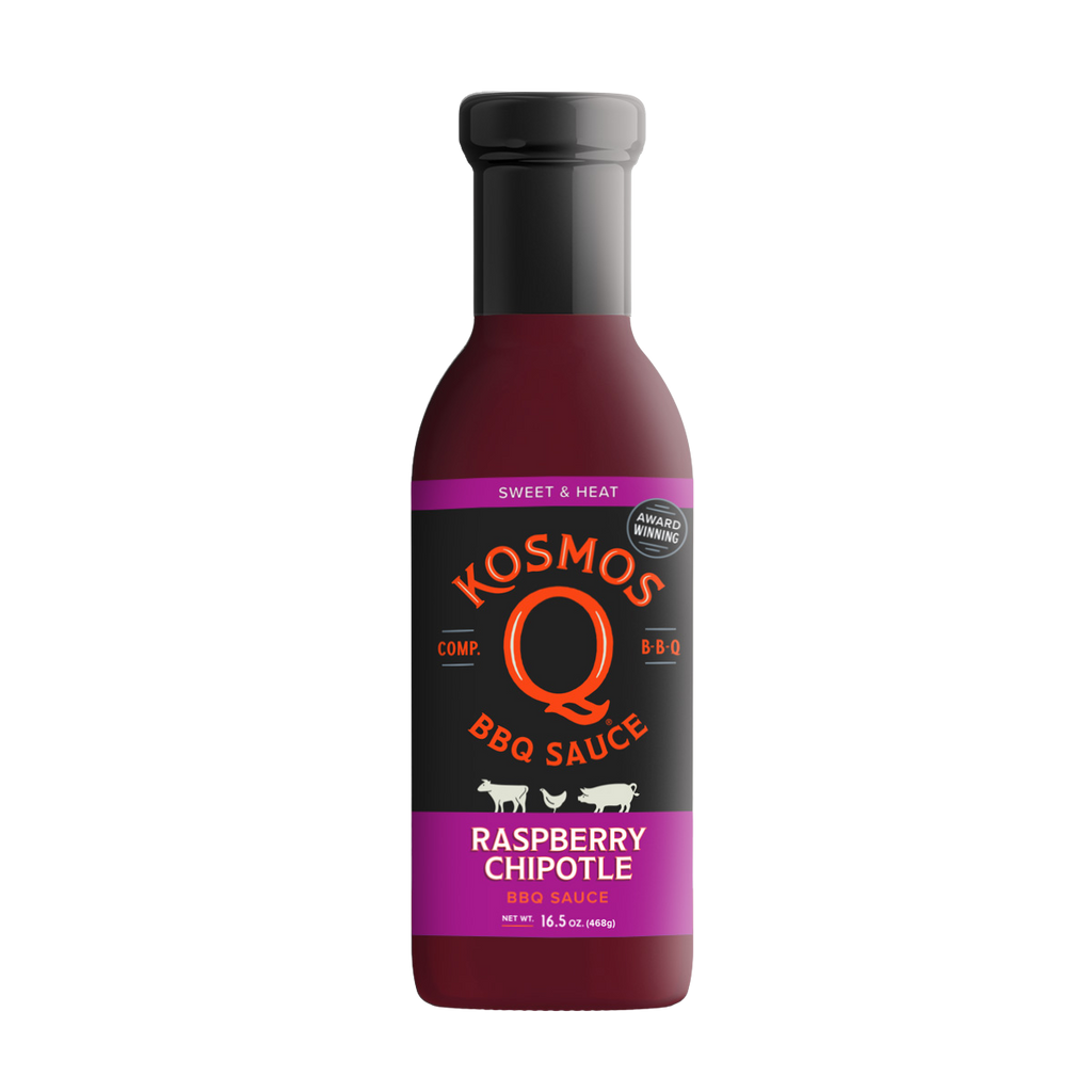 Kosmo's Q BBQ Sauce Single Bottle Raspberry Chipotle BBQ Sauce