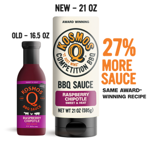 Kosmo's Q BBQ Sauce 10 Pack Raspberry Chipotle BBQ Sauce