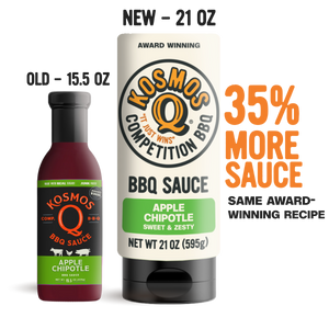 Kosmo's Q BBQ Sauce 10 Pack Sweet Apple Chipotle BBQ Sauce