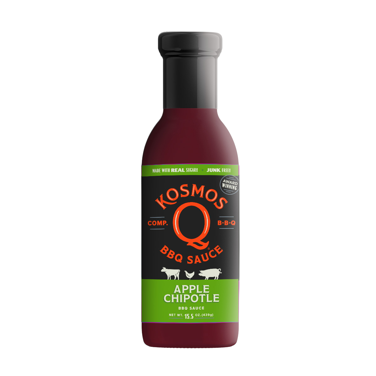 Kosmo&#39;s Q BBQ Sauce Sweet Apple Chipotle BBQ Sauce