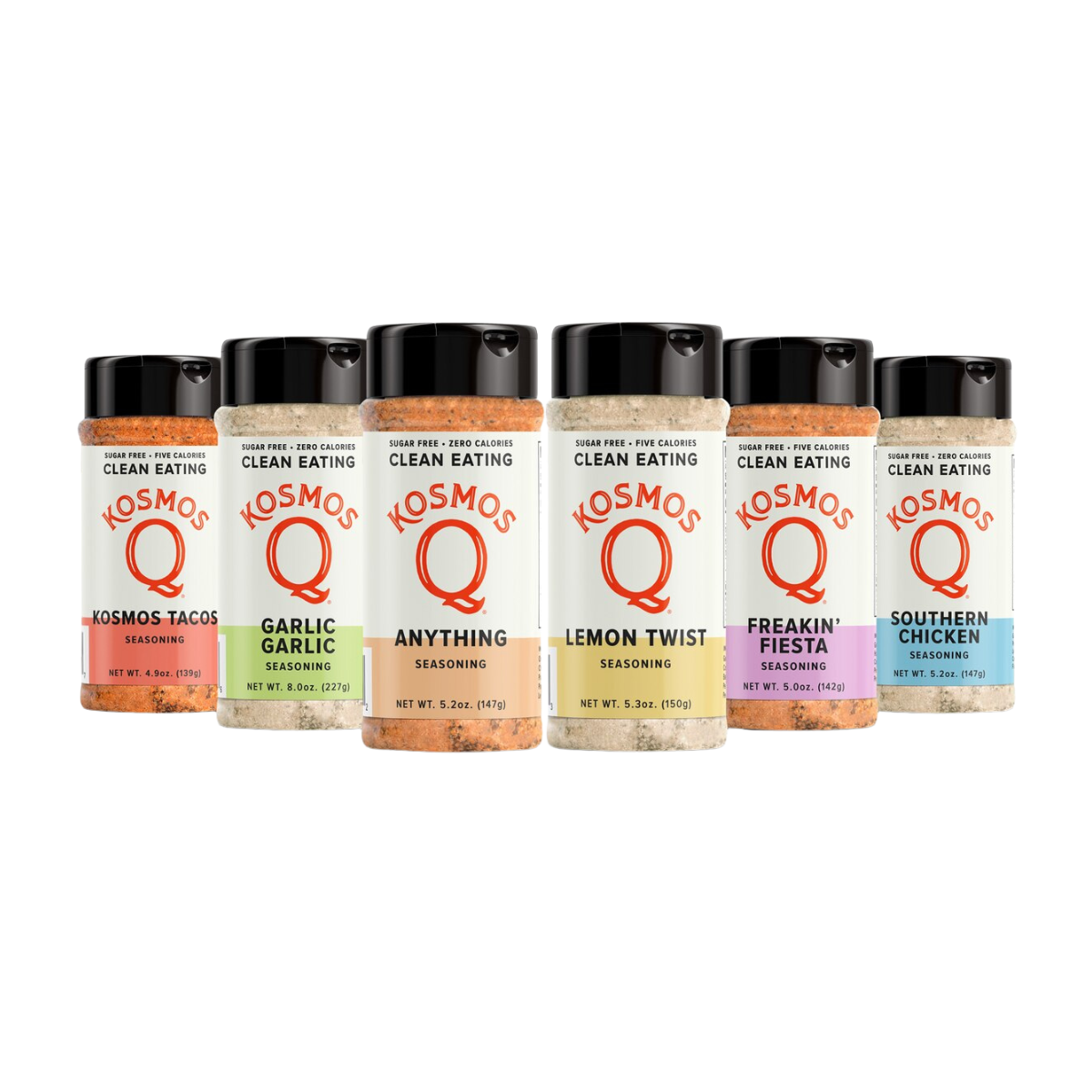 Kosmo's Q Clean Eating Seasonings Paleo & Keto Clean Eating Seasonings Variety Pack
