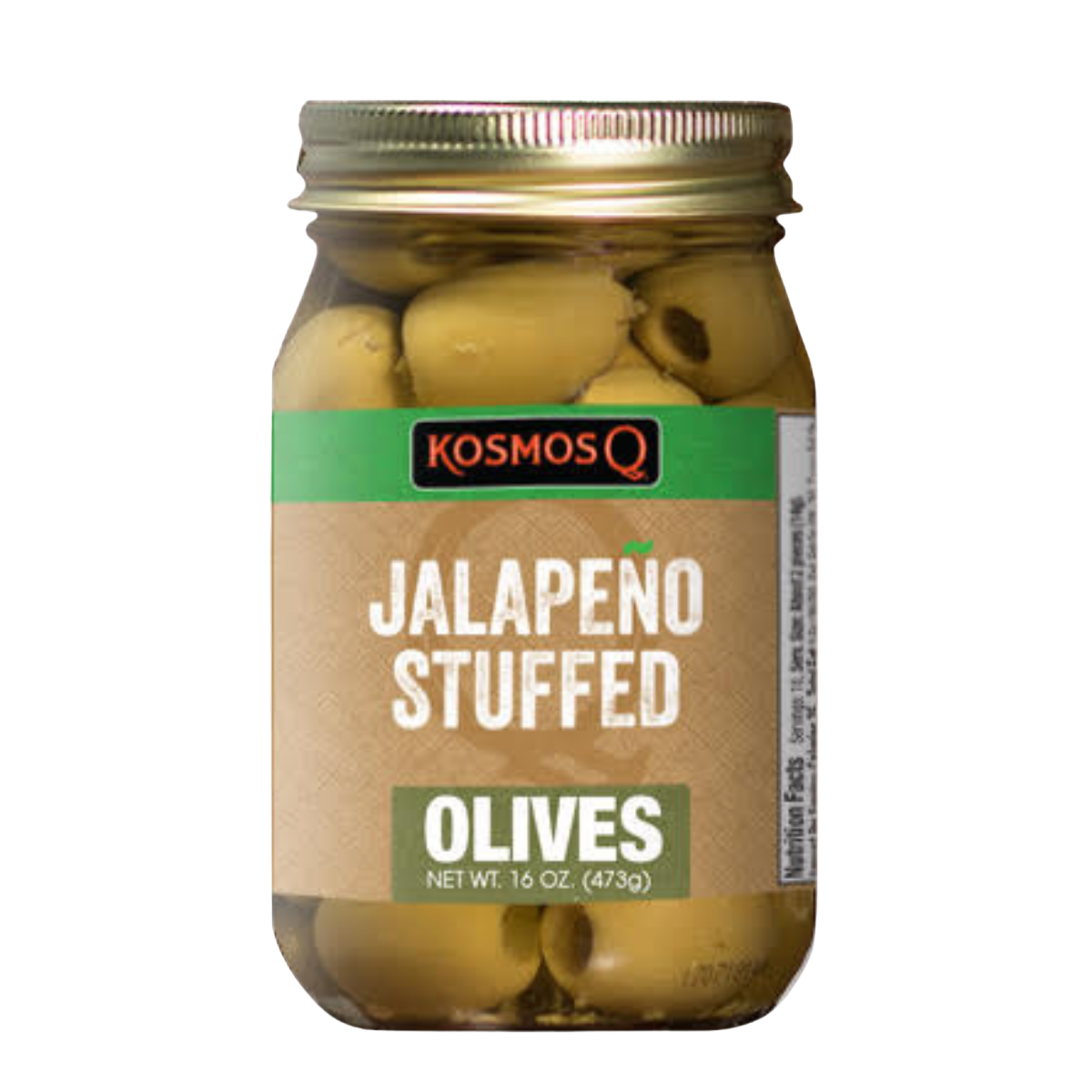 Kosmo's Q Jalapeno Stuffed Olives