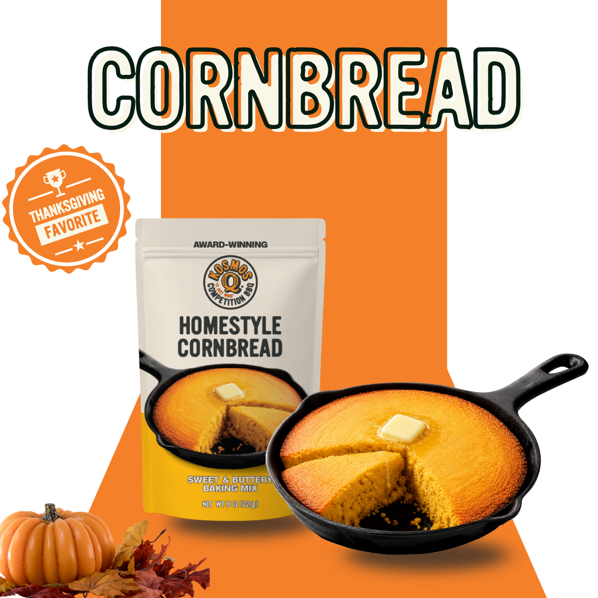 Kosmo's Q Kosmos Q Homestyle Cornbread Baking Mix