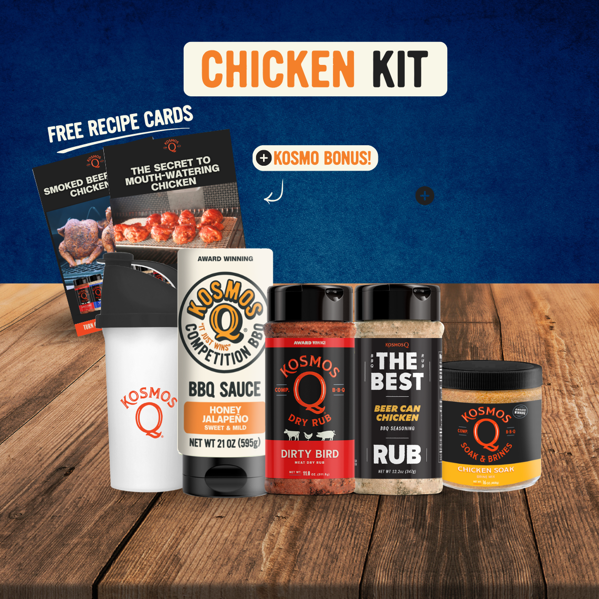 Kosmo's Q Recipe Bundles Chicken Kit