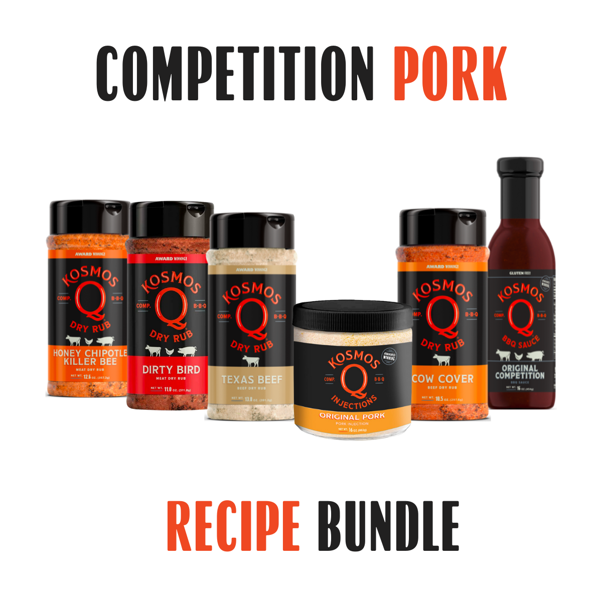 Kosmo's Q Recipe Bundles Competition Pork Recipe Bundle