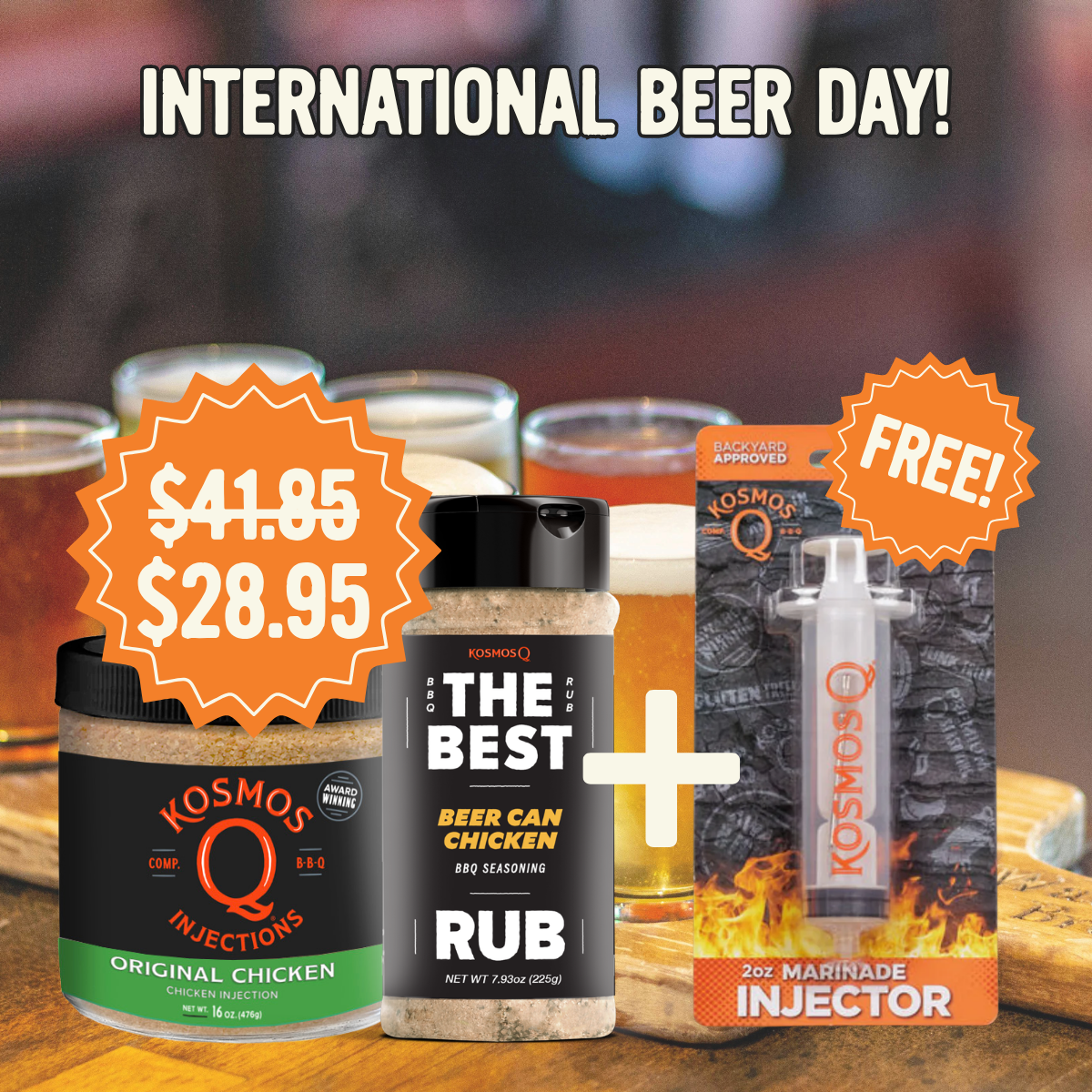Kosmo's Q Recipe Bundles International Beer Day Bundle