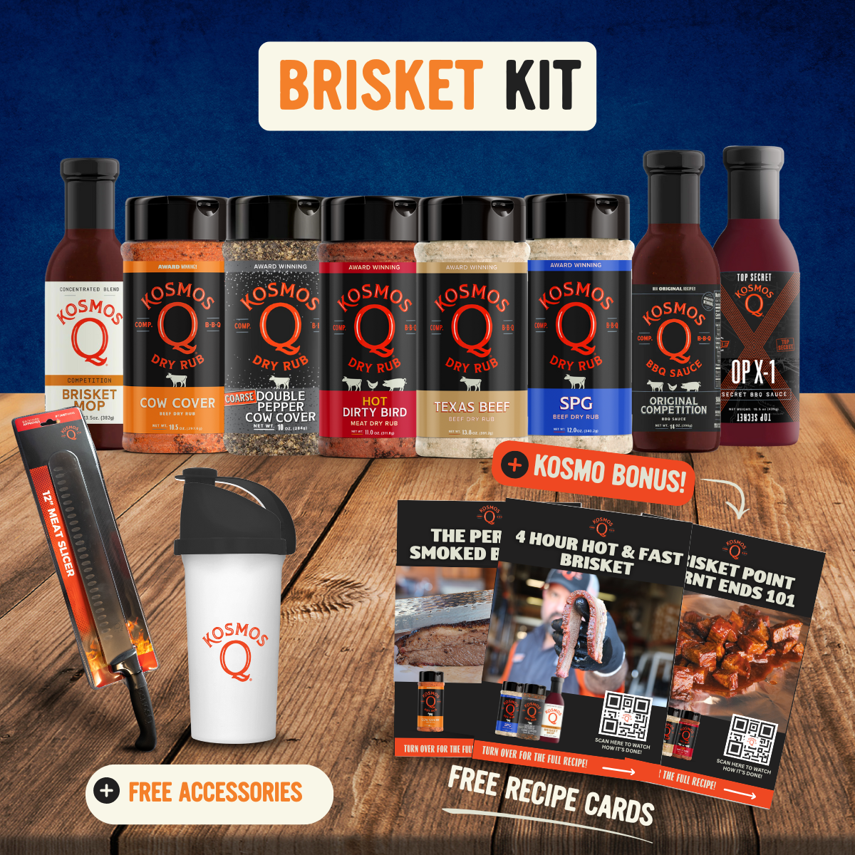 Kosmo's Q Recipe Bundles Kosmos Q Brisket Kit