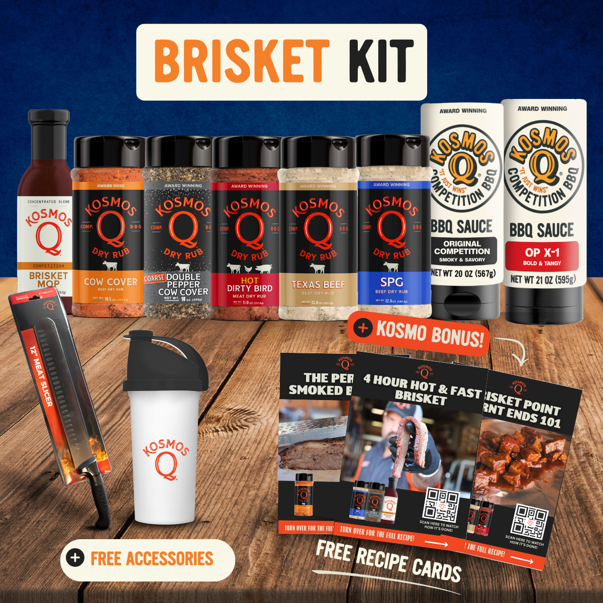 Kosmo's Q Recipe Bundles Kosmos Q Brisket Kit