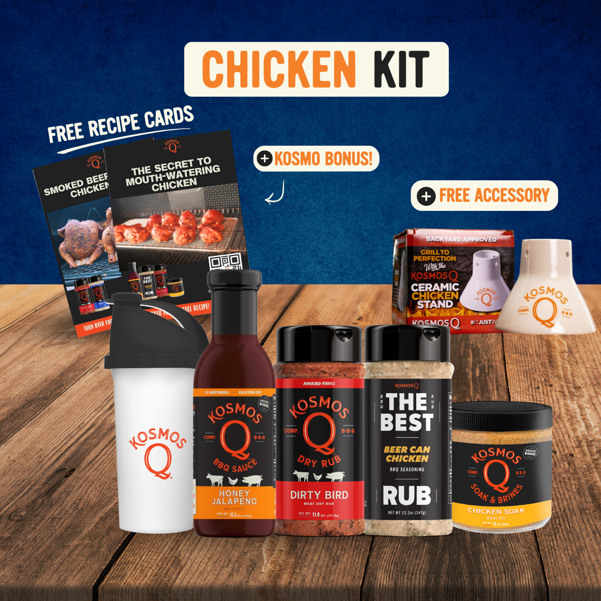 Kosmo's Q Recipe Bundles Kosmos Q Chicken Kit