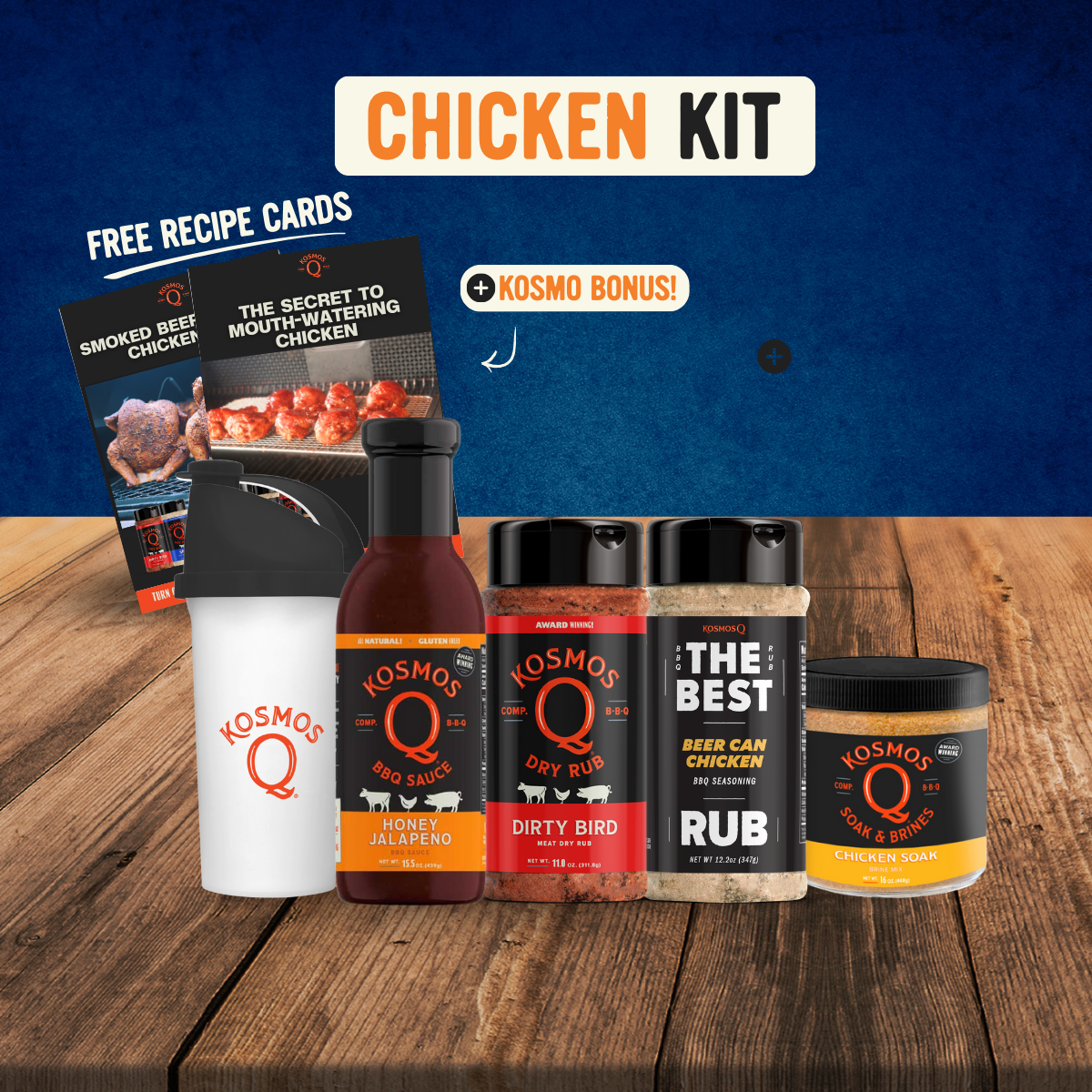 Kosmo's Q Recipe Bundles Kosmos Q Chicken Kit