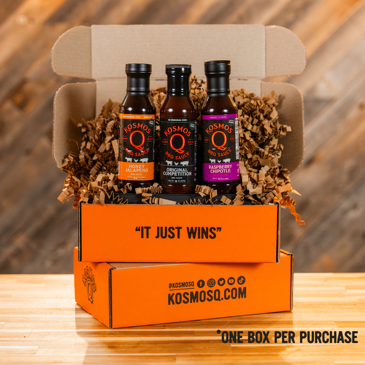 Kosmo's Q Recipe Bundles Ultimate BBQ Sauce Trio