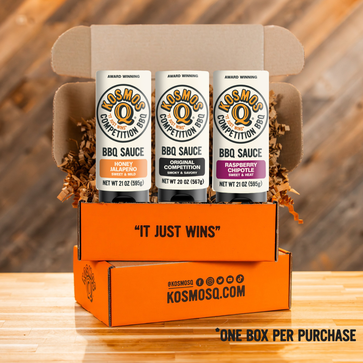 Kosmo's Q Recipe Bundles Ultimate BBQ Sauce Trio