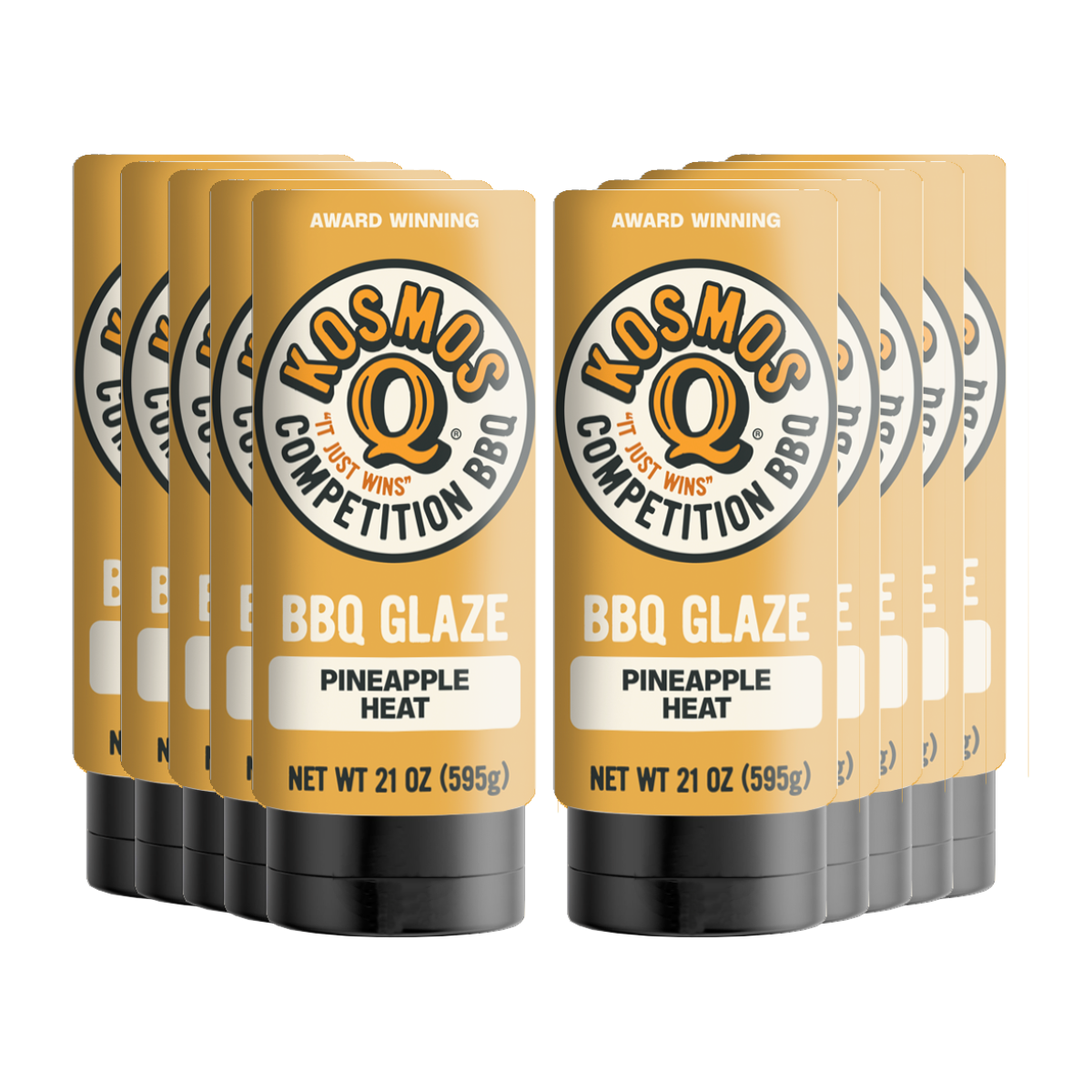 Kosmo's Q Rib Glaze™ 10 Pack Pineapple Heat BBQ Glaze