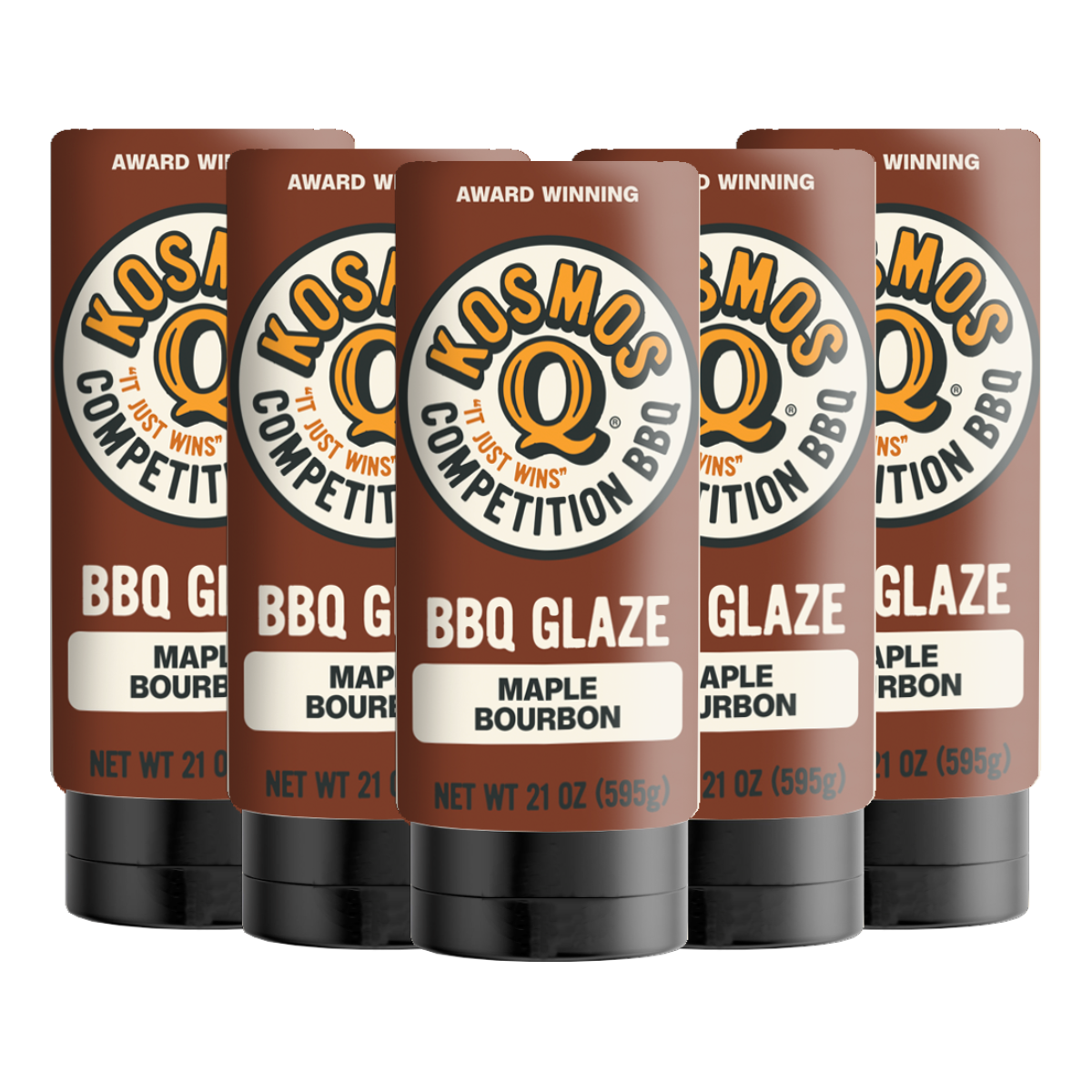 Kosmo's Q Rib Glaze™ 5 Pack Maple Bourbon BBQ Glaze