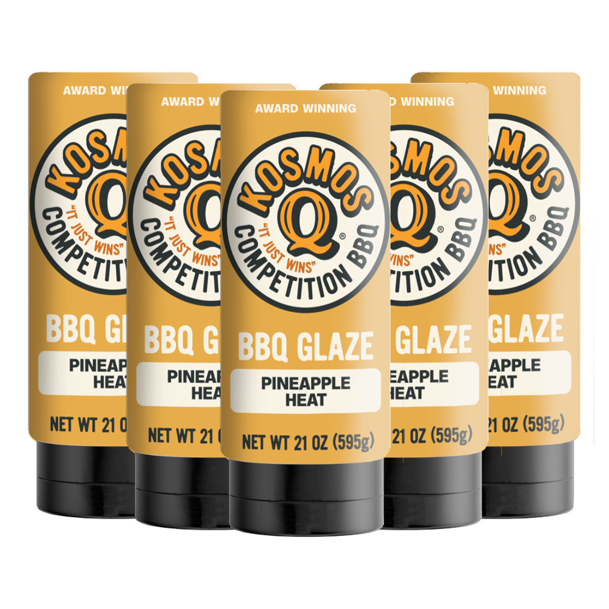 Kosmo's Q Rib Glaze™ 5 Pack Pineapple Heat BBQ Glaze