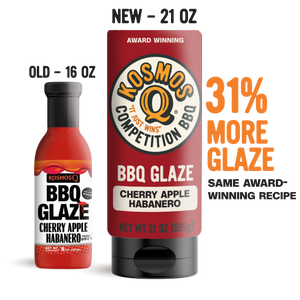 Kosmo's Q Rib Glaze™ 10 Pack Cherry Apple Habanero BBQ Glaze