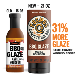 Kosmo's Q Rib Glaze™ Maple Bourbon BBQ Glaze